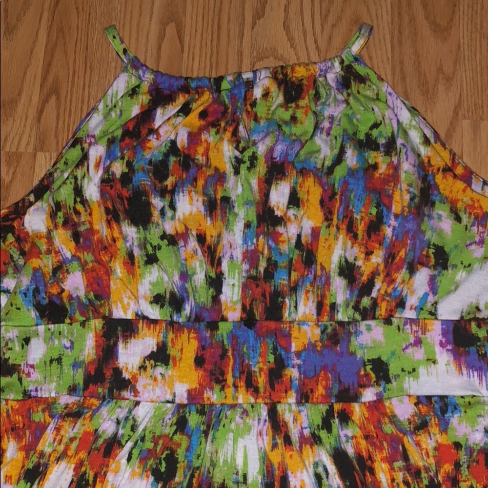 Multi colored maxi dress